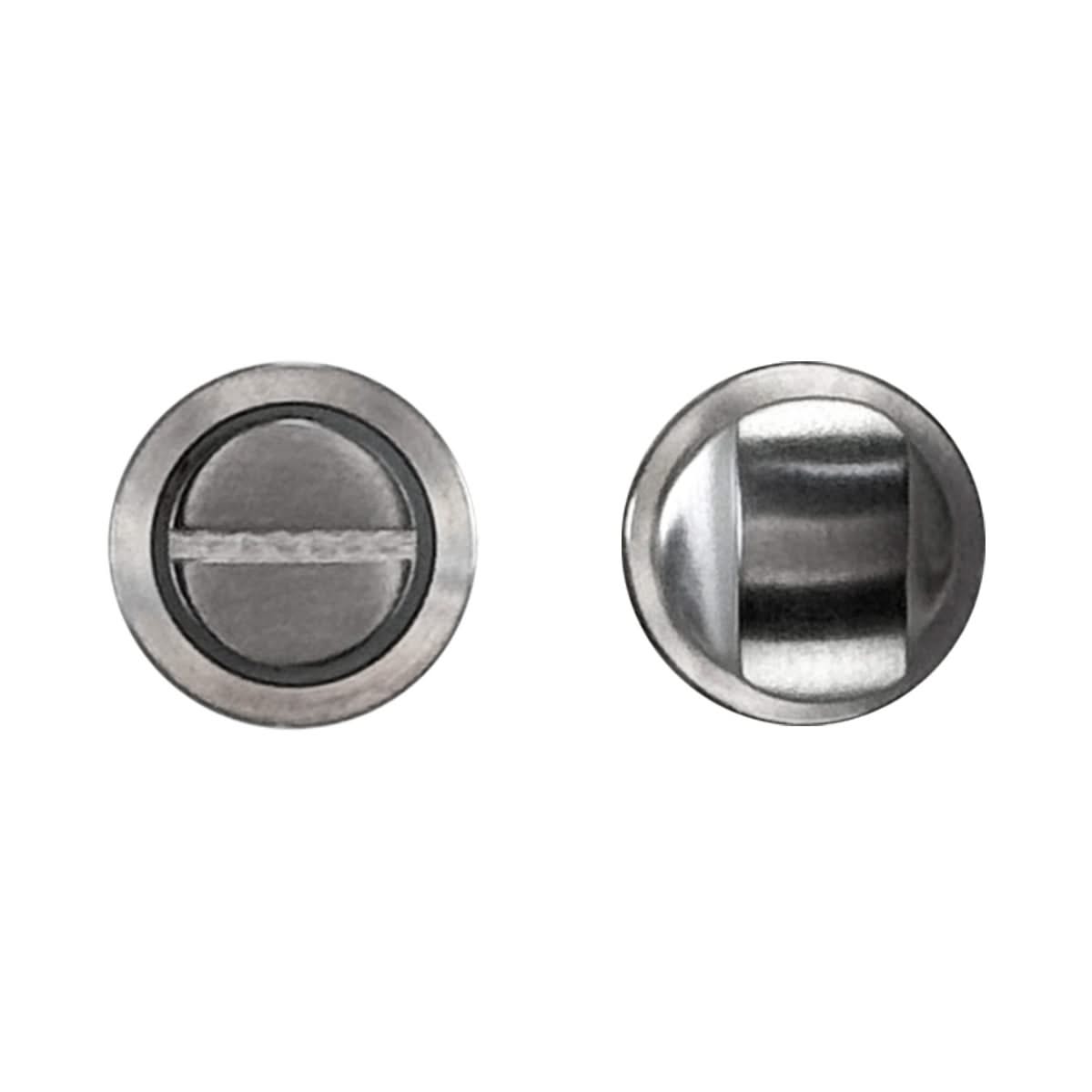 HDD Pro WC-garnituur Rond Minimal Inox Plus – vooraanzicht