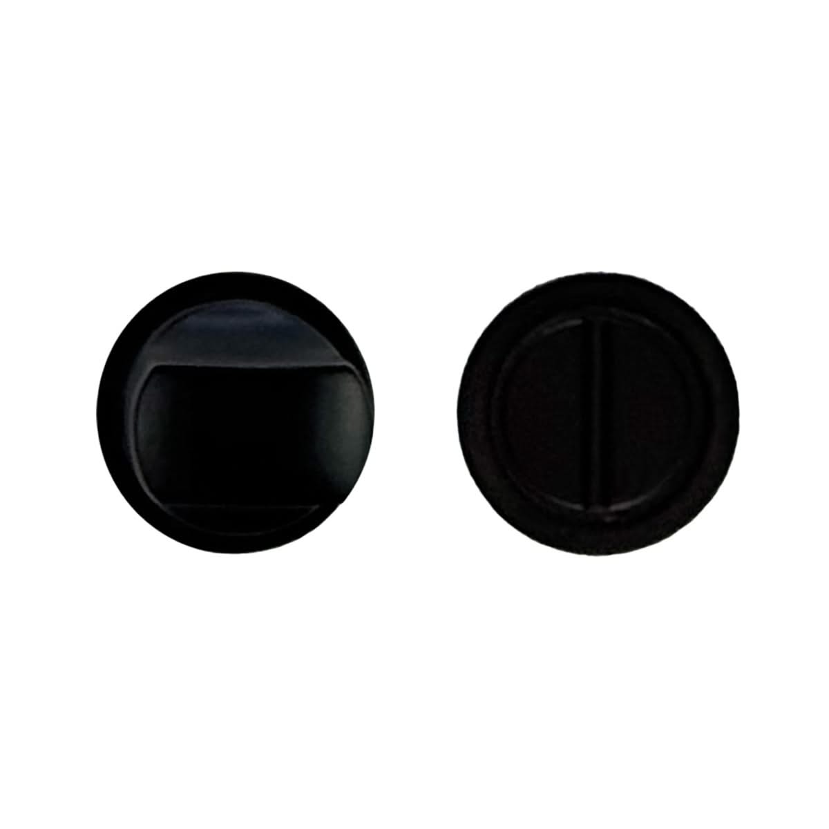 HDD Pro WC-garnituur Rond Minimal mat zwart – vooraanzicht