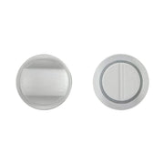 HDD Pro WC-garnituur Rond Minimal wit structuur – vooraanzicht
