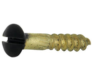 Artitec Mi Satori houtschroef 4,0 x 30 mm in mat zwart, set van 4, vooraanzicht