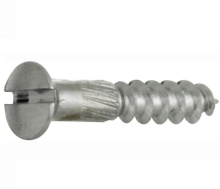 Artitec houtschroef 3,5 x 20 mm in mat chroom, set van 4, vooraanzicht