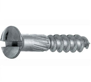 Artitec houtschroef 3,5 x 25 mm in glans chroom, set van 4, vooraanzicht
