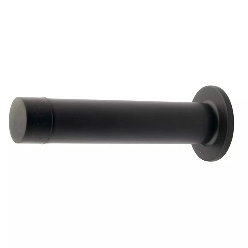 HDD Pro muurdeurstop wandmontage 82mm zwart vooraanzicht