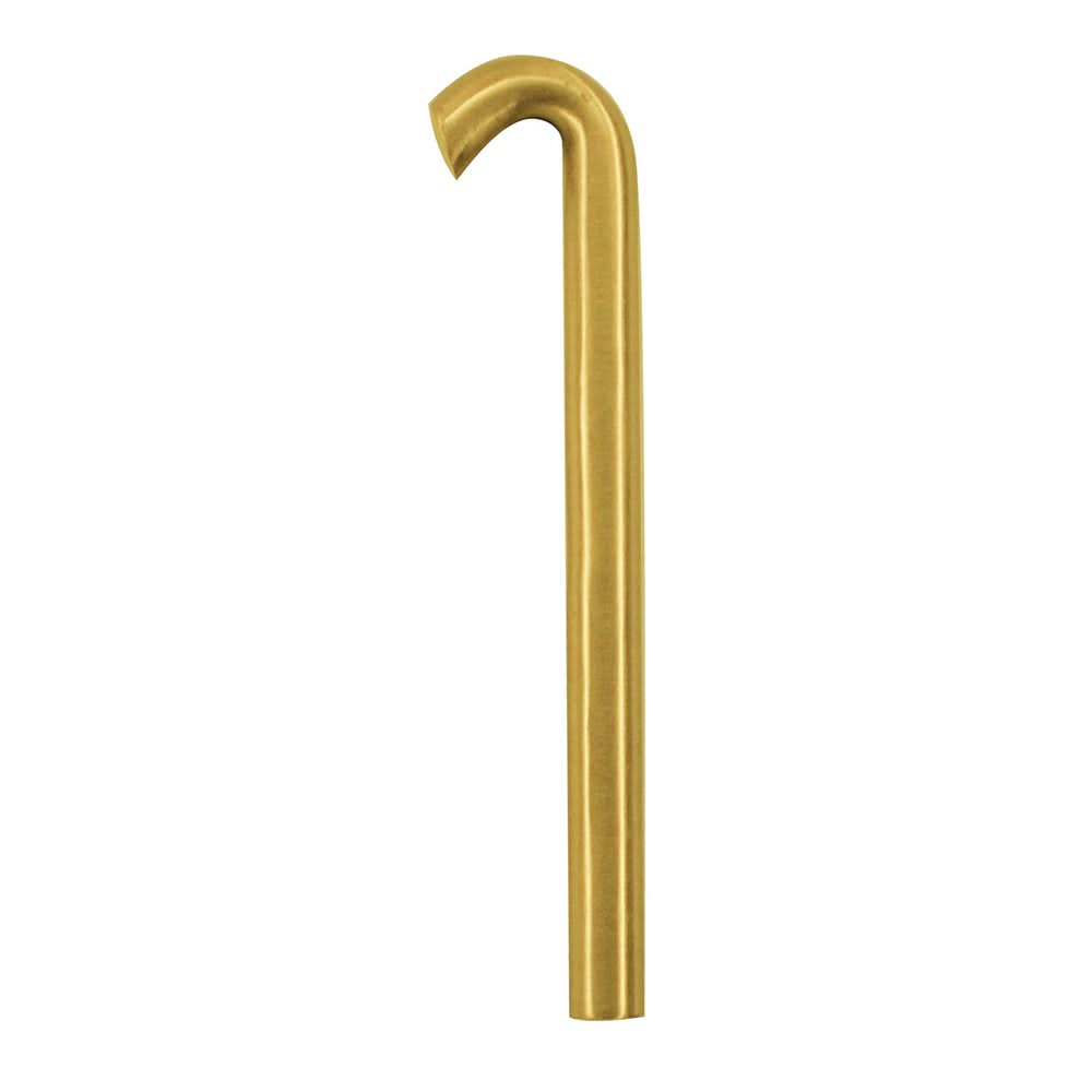 HDD Pro huisnummer 1 messing gepolijst rond 130 mm – vooraanzicht