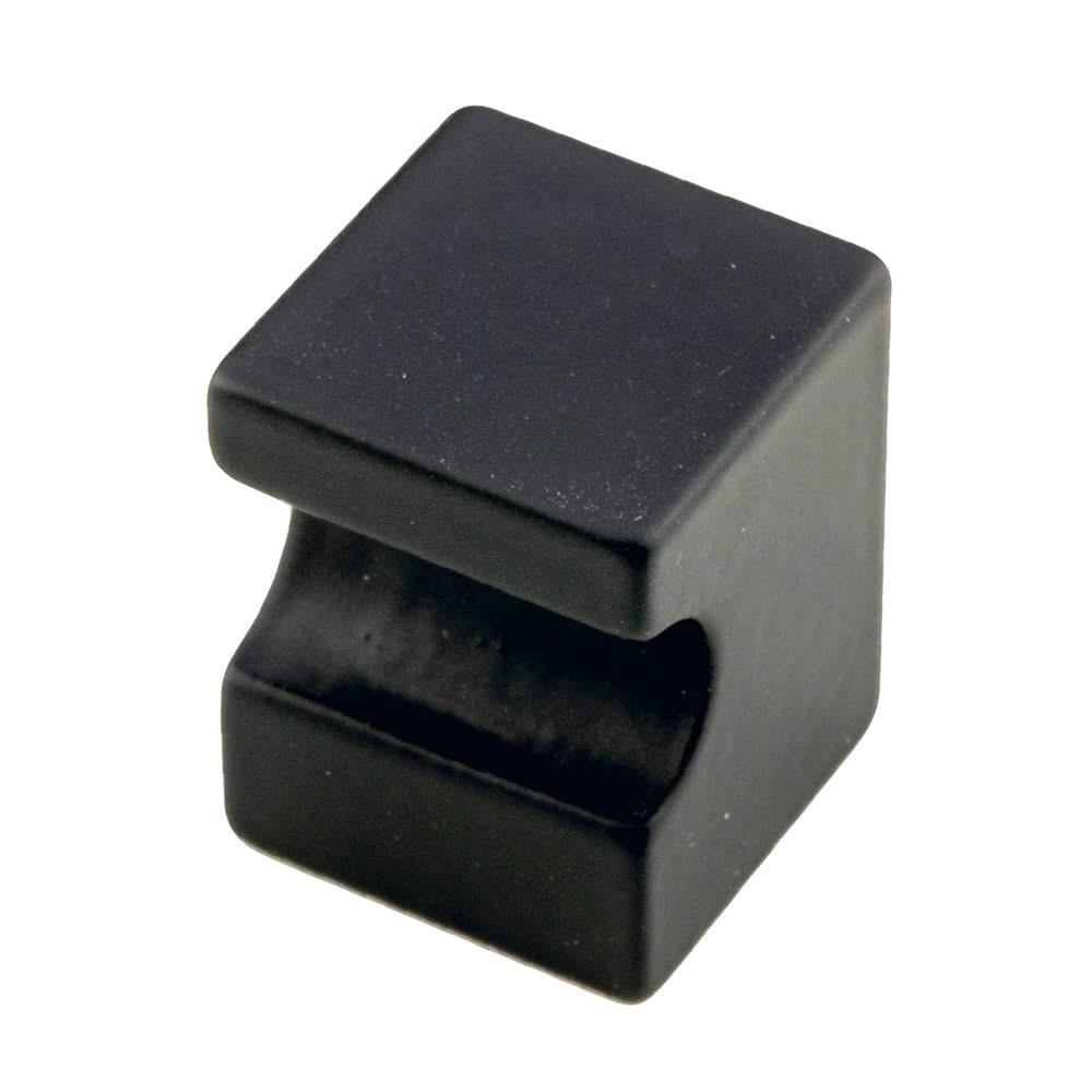 HDD Pro meubelknop Cubica Top 20 mm zwart, vooraanzicht