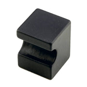 HDD Pro meubelknop Cubica Top 20 mm zwart, vooraanzicht