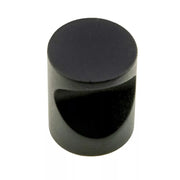 HDD Pro meubelknop D20mm Zwart mat zwart vooraanzicht
