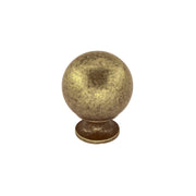 HDD Pro Meubelknop Bol 725 18mm Old Yellow – vooraanzicht