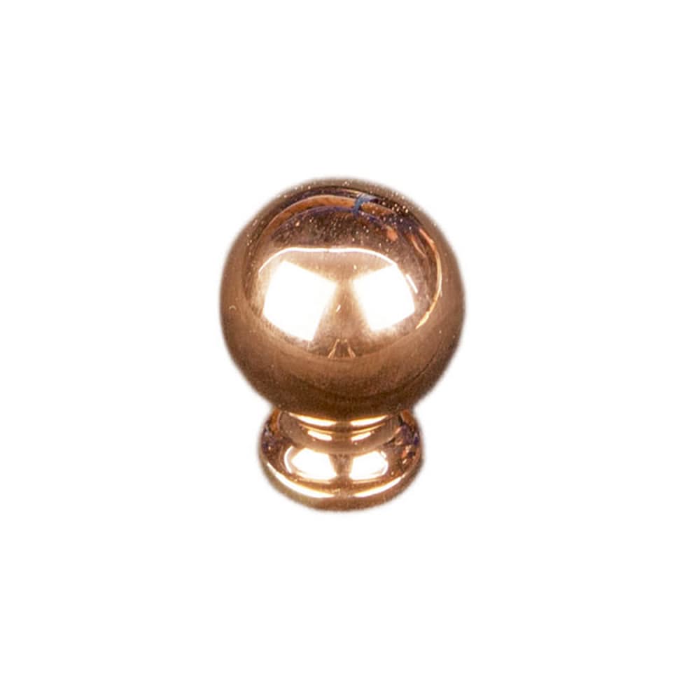 HDD Pro Meubelknop Bol 725 18mm Rosa – vooraanzicht