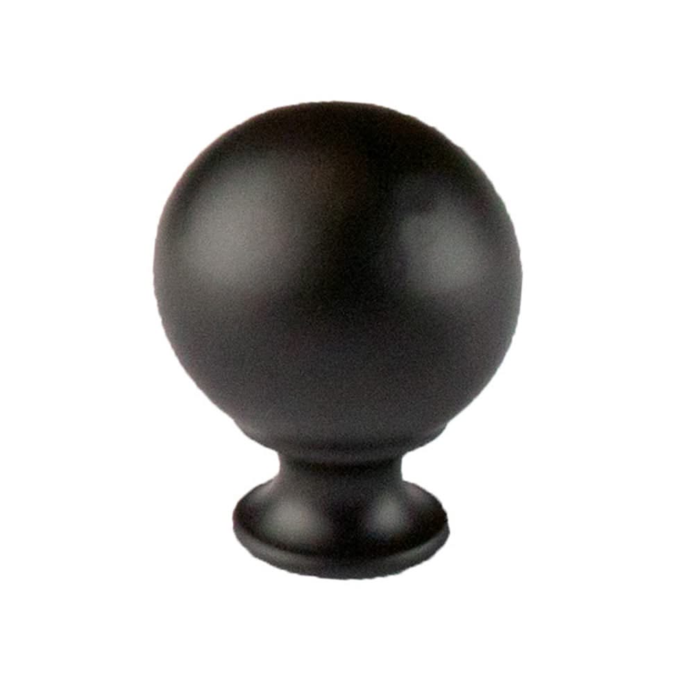 HDD Pro meubelknop Bol 725 Ø26 mm zwart - vooraanzicht