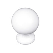 HDD Pro meubelknop Bol 725 Ø26 mm wit - vooraanzicht