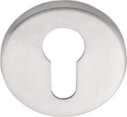 Formani cilinderplaatje BASIC LBY50 6 mm RVS mat – vooraanzicht