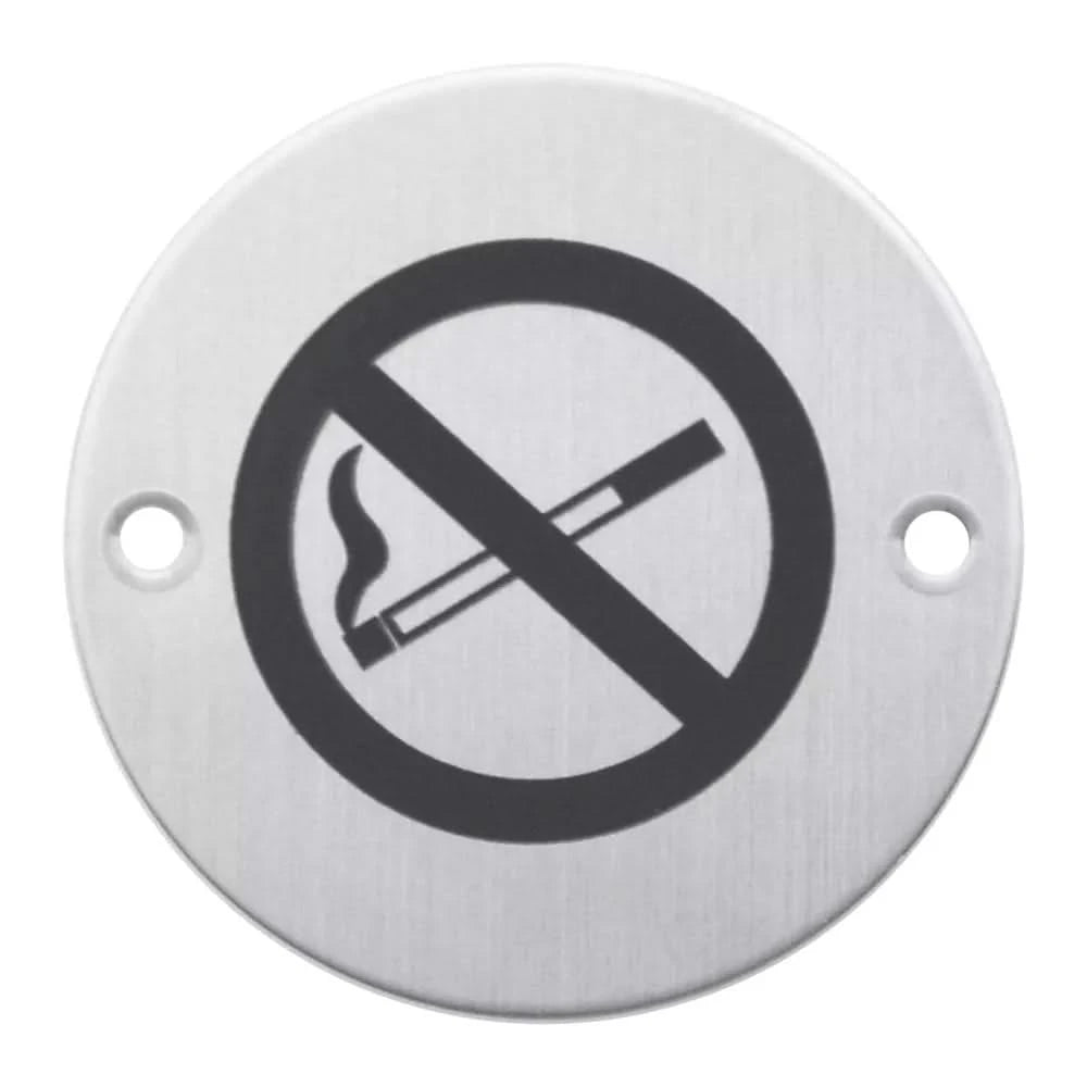 HDD Pro pictogram rookverbod rond inox