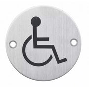 HDD Pro pictogram minder validen rond inox