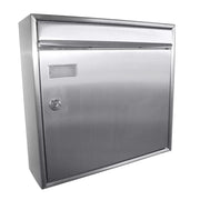 HDD Pro wandbrievenbus Inox Plus model recht – vooraanzicht