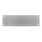 HDD Pro brievenklep rechthoekig Inox Plus – vooraanzicht
