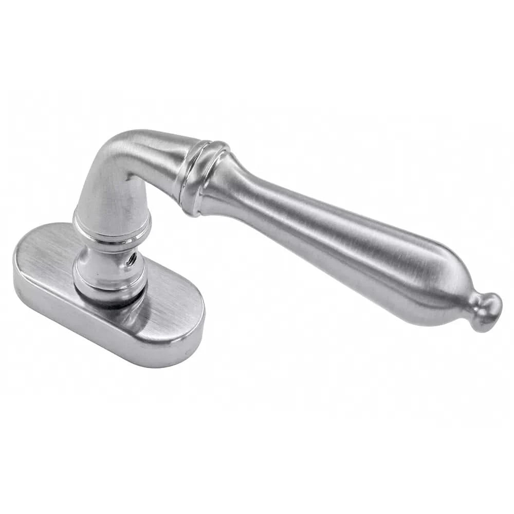 HDD Pro raamkruk Lisa Inox Look vooraanzicht