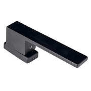 HDD Pro raamkruk X-treme draaikiep zwart vooraanzicht