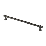 HHD Pro meubelgreep Petra 224 mm zwart mat — vooraanzicht