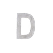 HDD Pro huisletter D geborsteld RVS – vooraanzicht