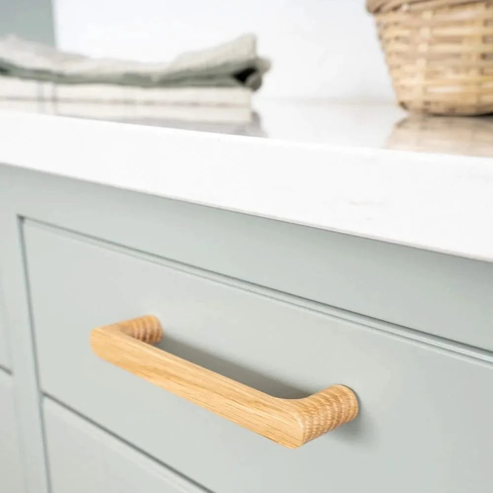 Staalimex houten handgreep Silkeborg 208mm eiken sfeerbeeld