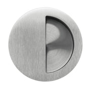 HDD Pro schuifdeurkom Groot Rond inox plus – vooraanzicht