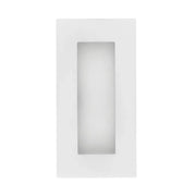 HDD Pro schuifdeurkom ovaal carré wit structuur vooraanzicht