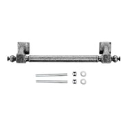 HDD Pro voordeurgreep trekker 40 old silver vooraanzicht