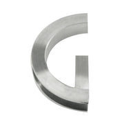 HDD Pro schuifdeurkom halve maan inox plus vooraanzicht