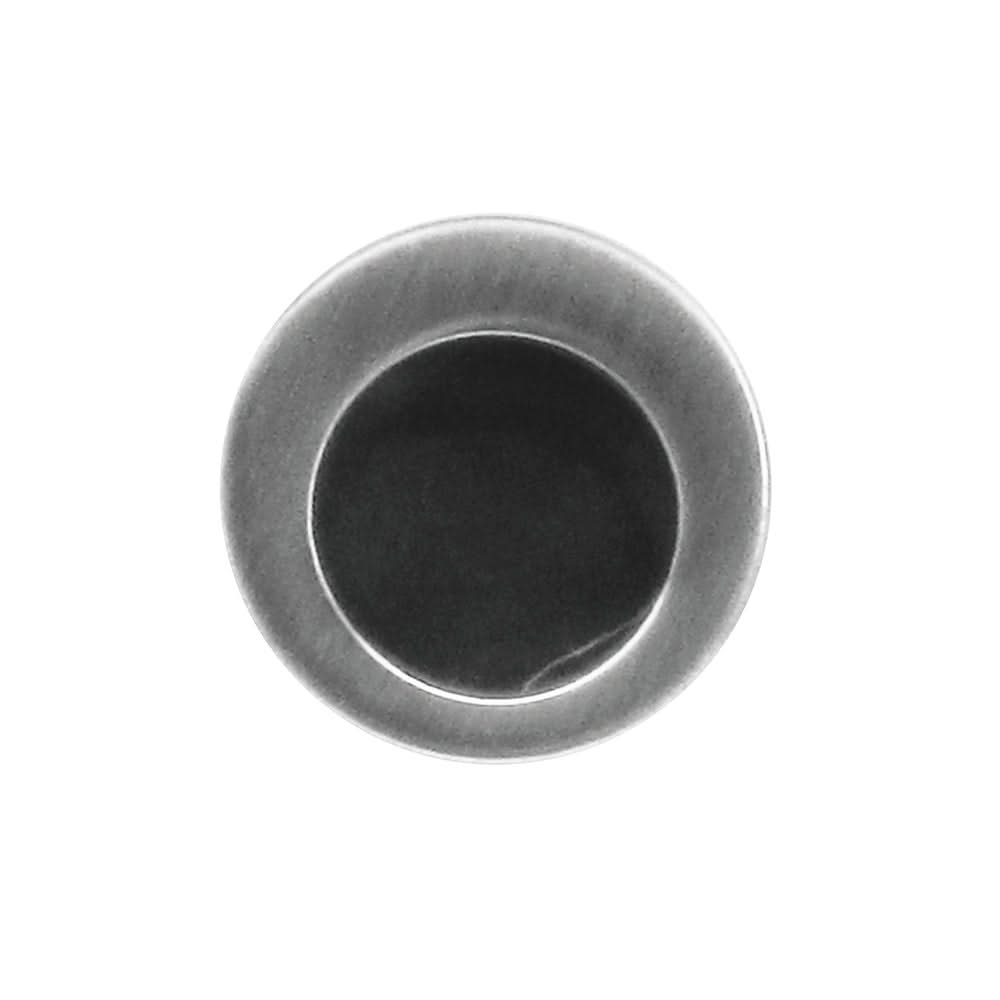 HDD Pro schuifdeurkom vingertop inox look – vooraanzicht