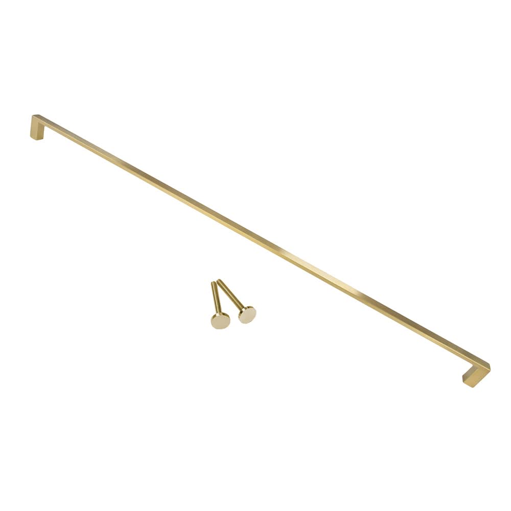 HDD Pro Cosmic voordeurgreep mat goud geborsteld, vooraanzicht