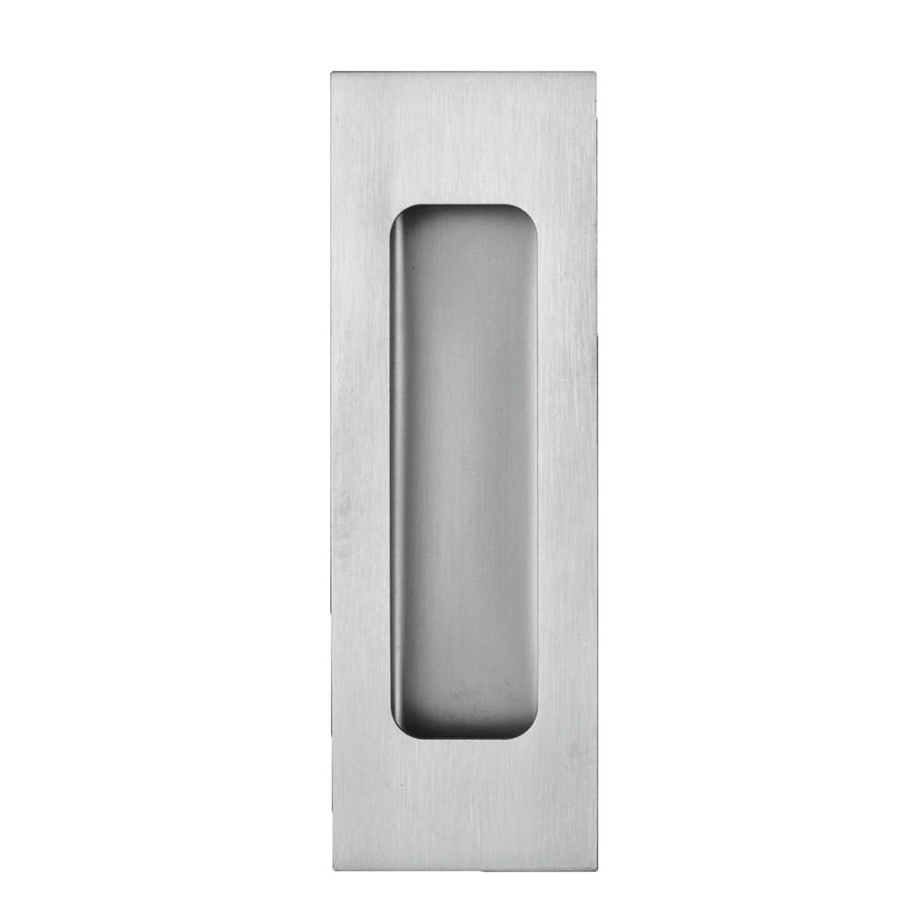 HDD Pro schuifdeurkom ovaal carré smal blind inox plus vooraanzicht