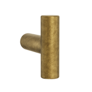 Crafino Moon meubelknop T craft goud vooraanzicht