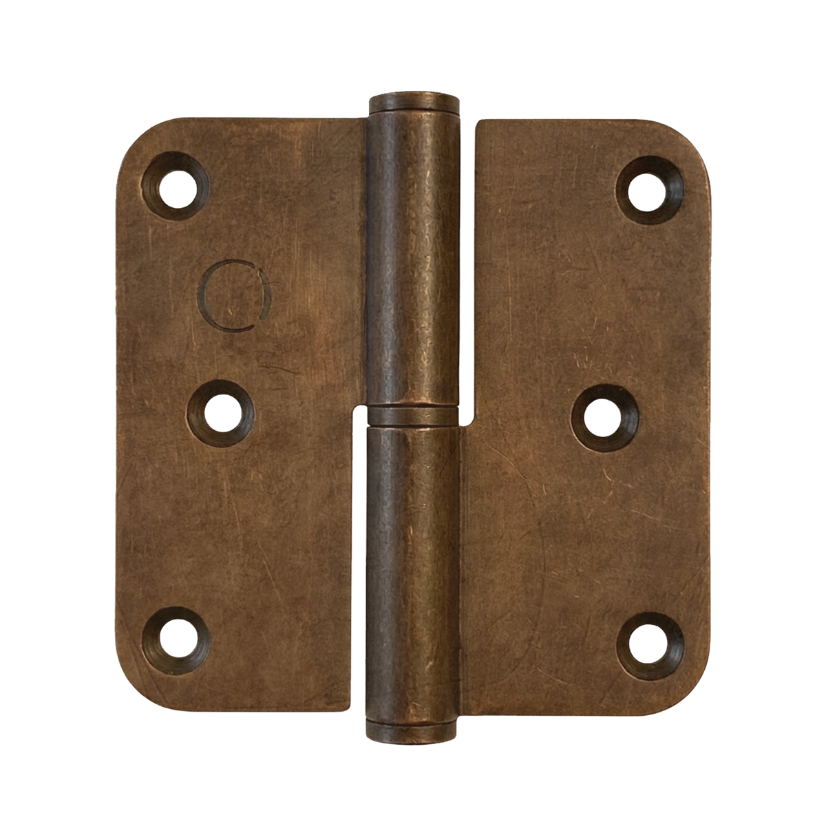 Crafino paumelle 80×80 mm Craft cognac, vooraanzicht