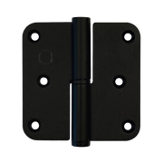 Crafino paumelle 80×80 mm Craft zwart, vooraanzicht