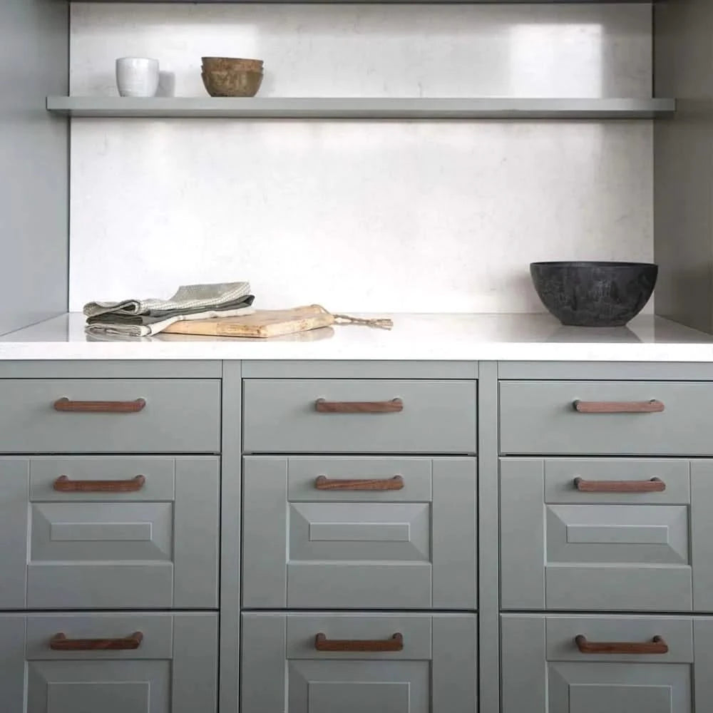 Staalimex houten handgreep Silkeborg 272mm walnoot sfeerbeeld