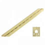 Starx pianoscharnier met ophangoog vermessingd 32 x 1500 mm vooraanzicht