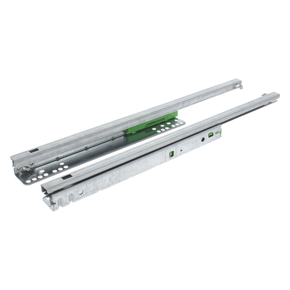 Starx push-to-open ladegeleiders 40 cm vooraanzicht – set van 2