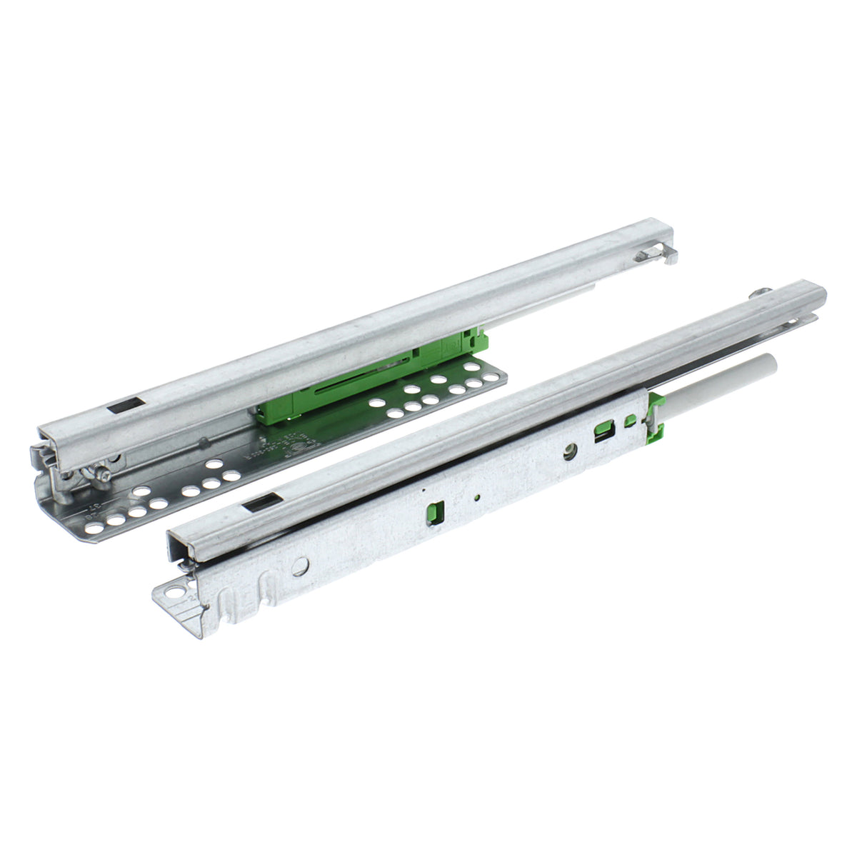 Starx soft-close FVG ladegeleiders 55 cm vooraanzicht – set van 2