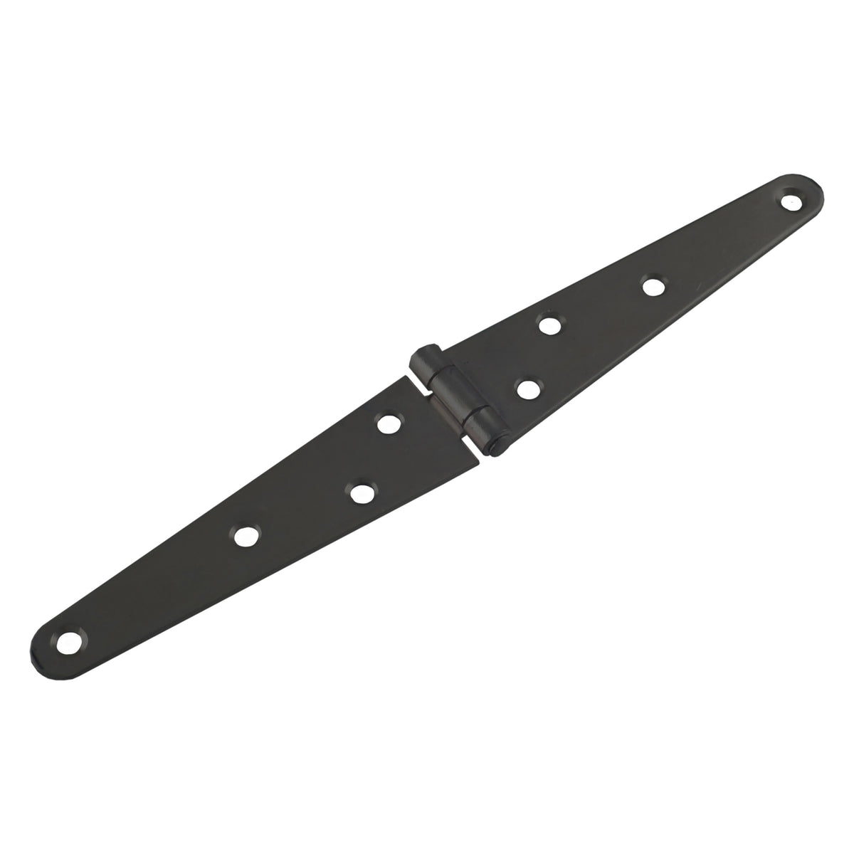 Starx staartheng Zwart gelakt 125 mm vooraanzicht