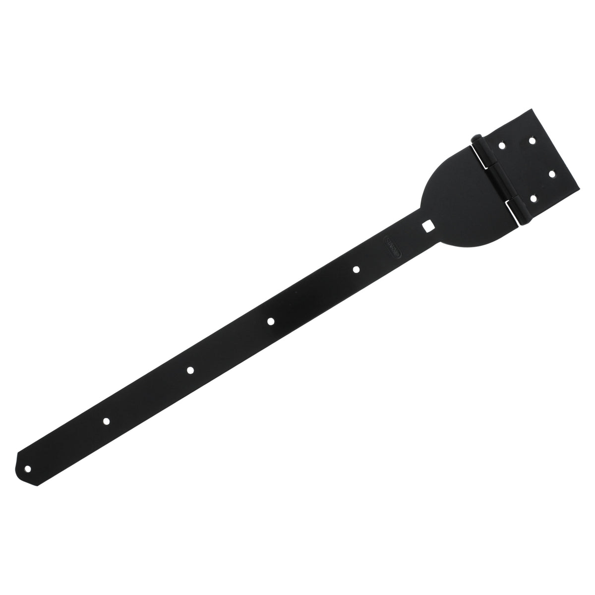 Starx kruisheng rond zwart, 500 x 2 mm – vooraanzicht