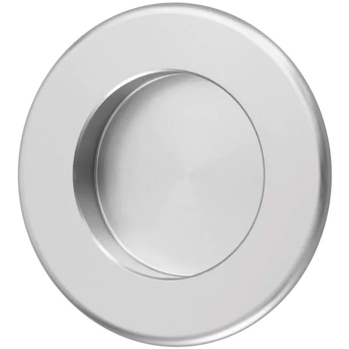Hermeta schuifdeurkom rond naturel 52 x 52 mm – vooraanzicht