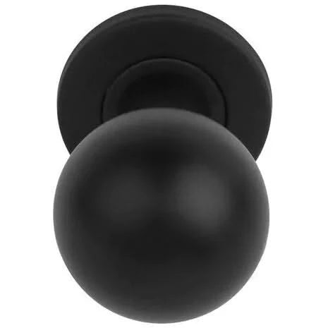 Formani knopkruk BASIC LB501PD zwart mat – vooraanzicht