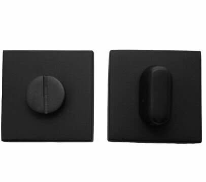 Formani BASICS toiletgarnituur LSQLBWC50/8 zwart mat – vooraanzicht