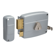 Cisa oplegslot 50321-60 zilver - vooraanzicht
