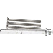 AXA wisselstift-verlengset 90 mm met boutenset, vooraanzicht