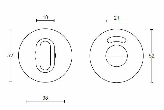 Formani toiletgarnituur BASIC LBWC50 Zwart Mat – detail