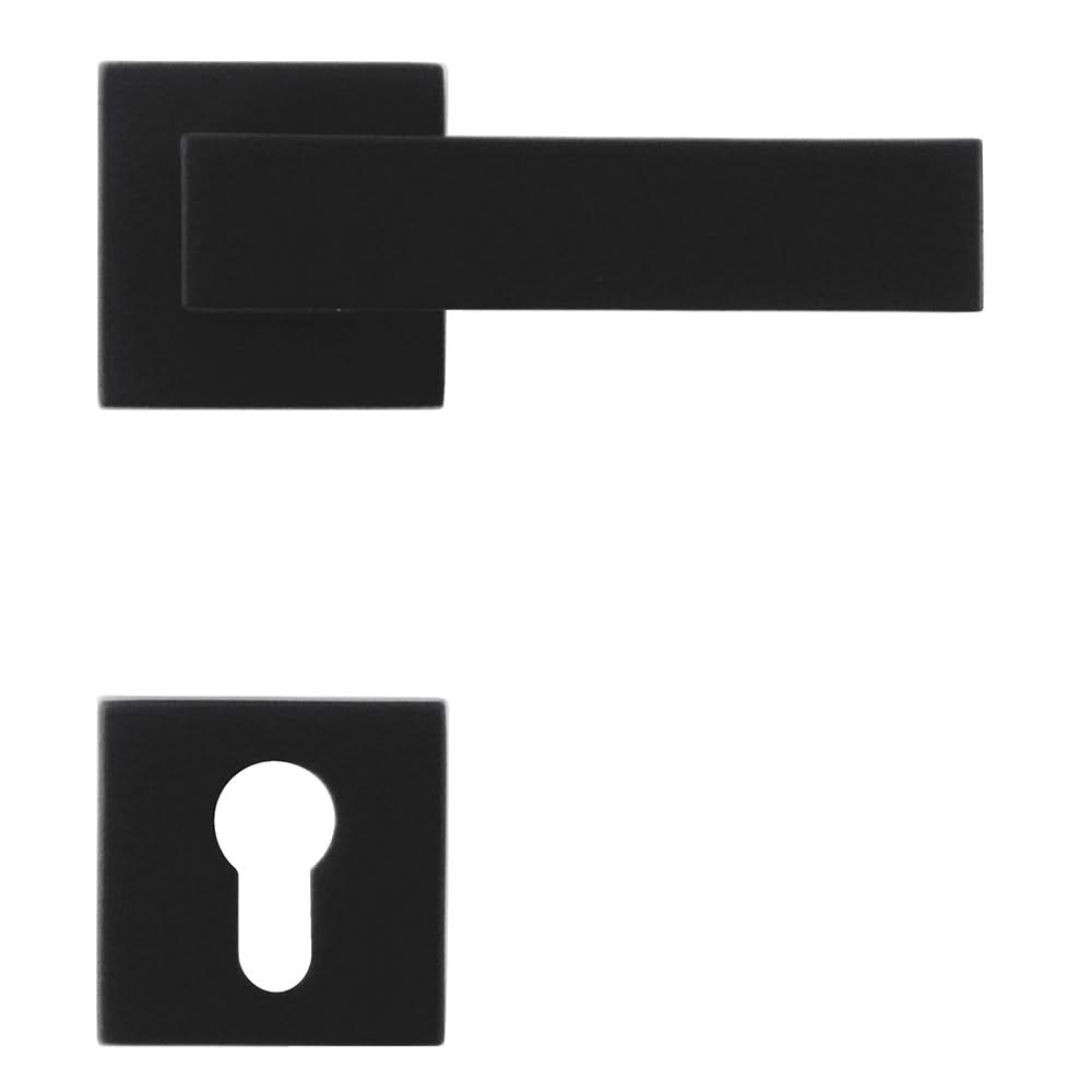 HDD Pro deurkruk Cubica zwart – sfeerbeeld
