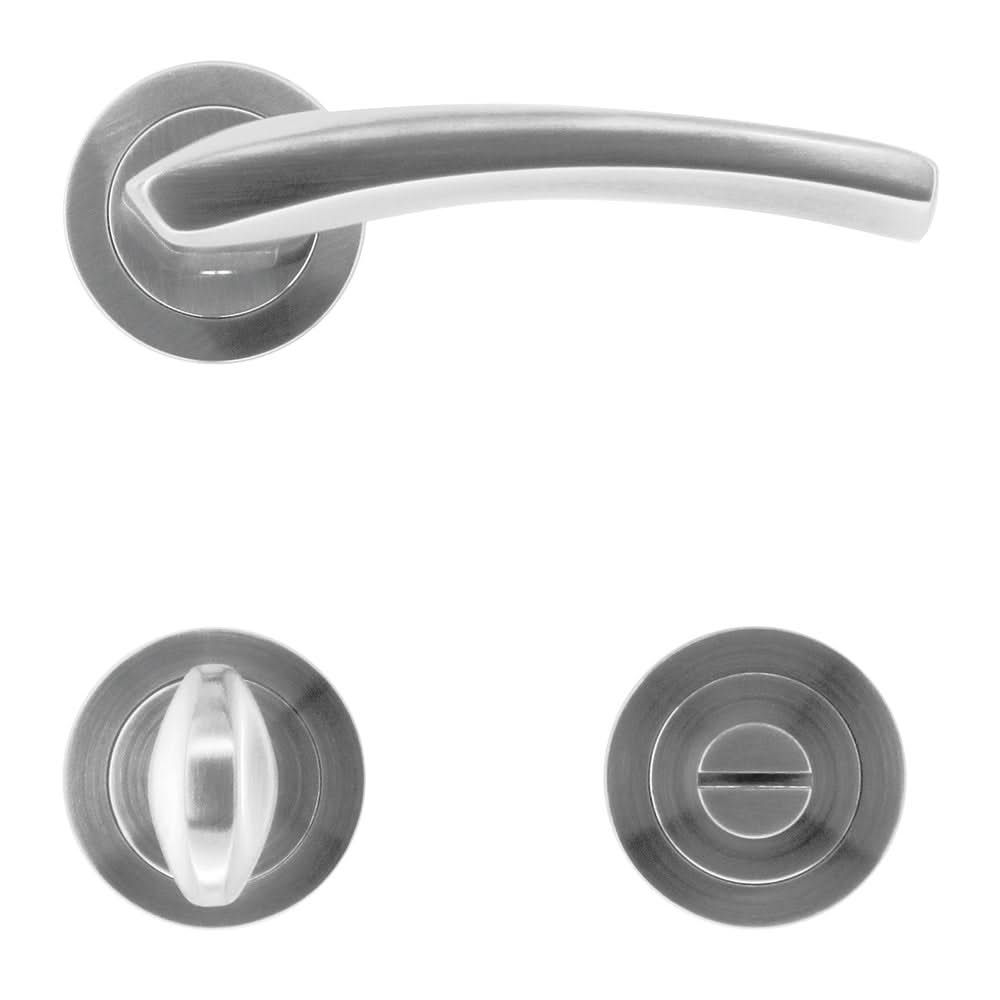 HDD Pro deurkruk Dune inox look – zijaanzicht