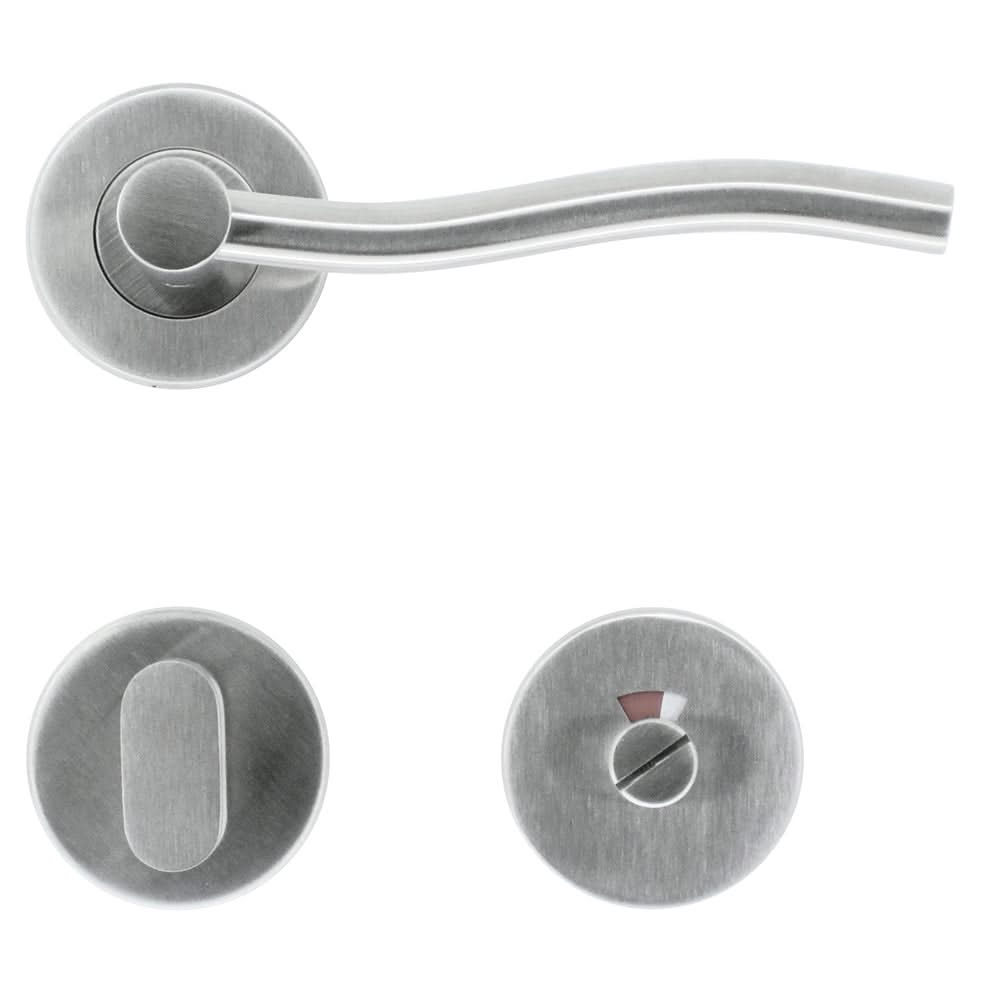 HDD Pro deurkruk Venus inox geborsteld zijaanzicht